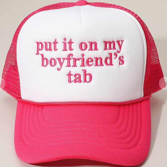 Put it On Boyfriend's Tab Trucker Hat
