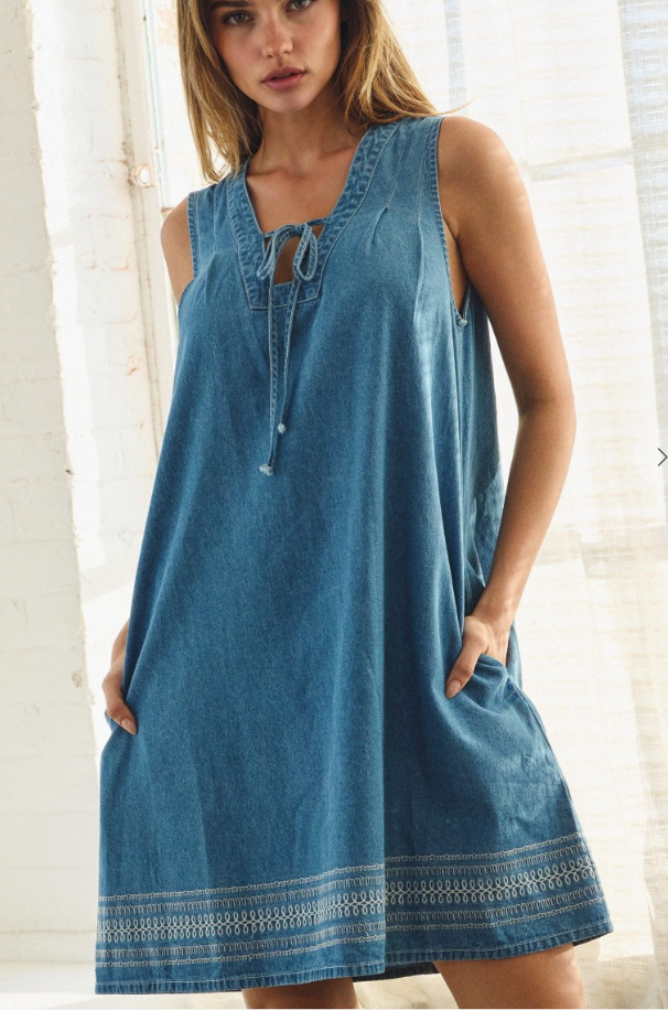Lovely Lady Denim Dress