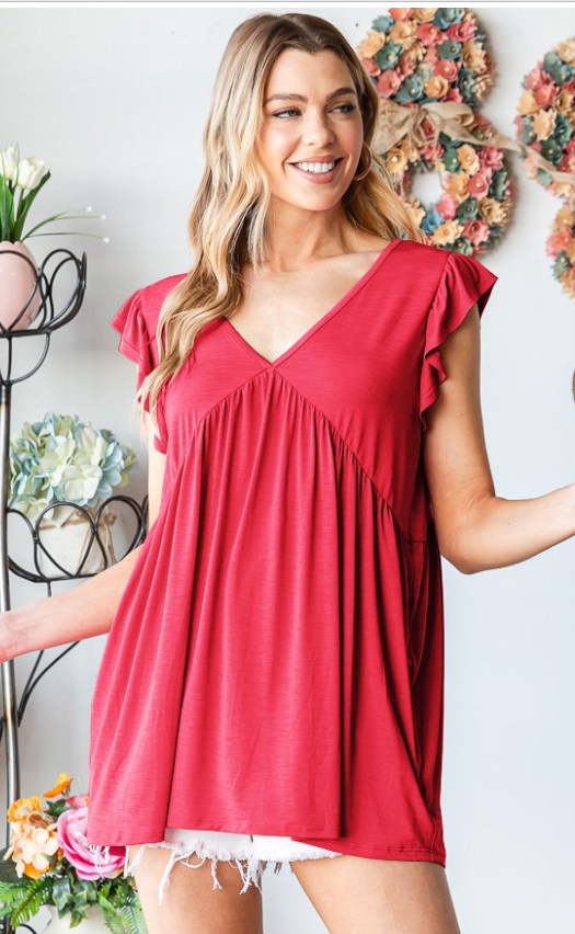 Butterfly Babydoll Top