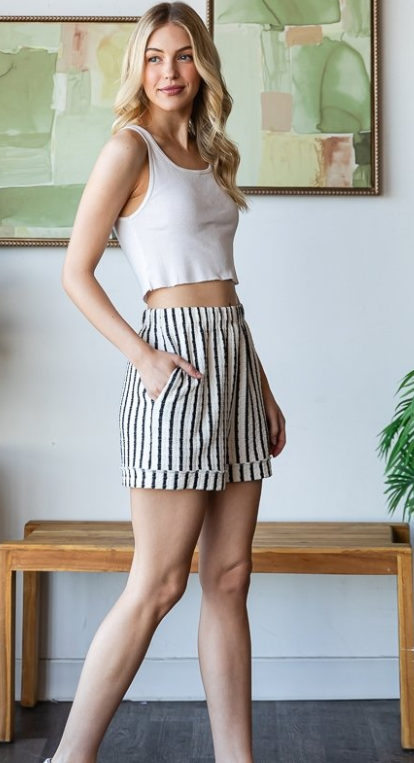 Urban Striped Shorts