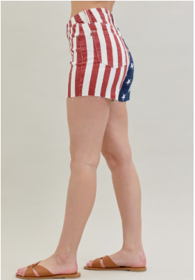 Judy Blue Flag Shorts