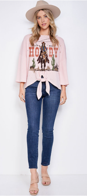 Howdy Western Tie Shirt