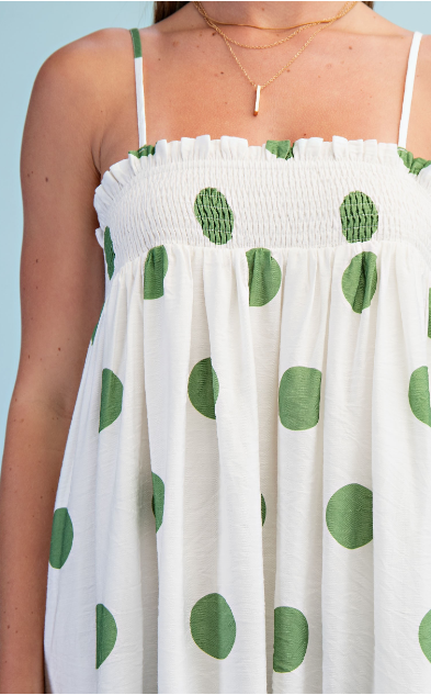 Polka Dot Maxi Dress