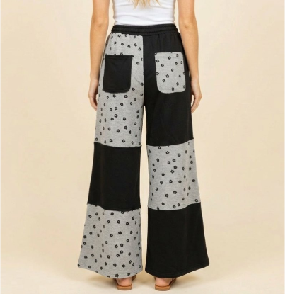 Waffle Floral Lounge Set