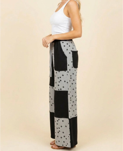 Waffle Floral Lounge Set