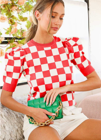 Checkered Sweater