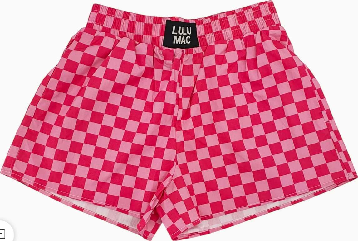 Checkered Boxer Shorts