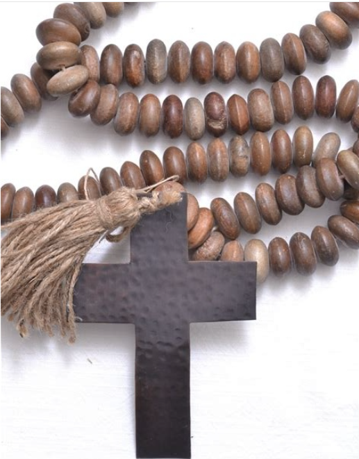 Mud Pie Wood Bead Garland