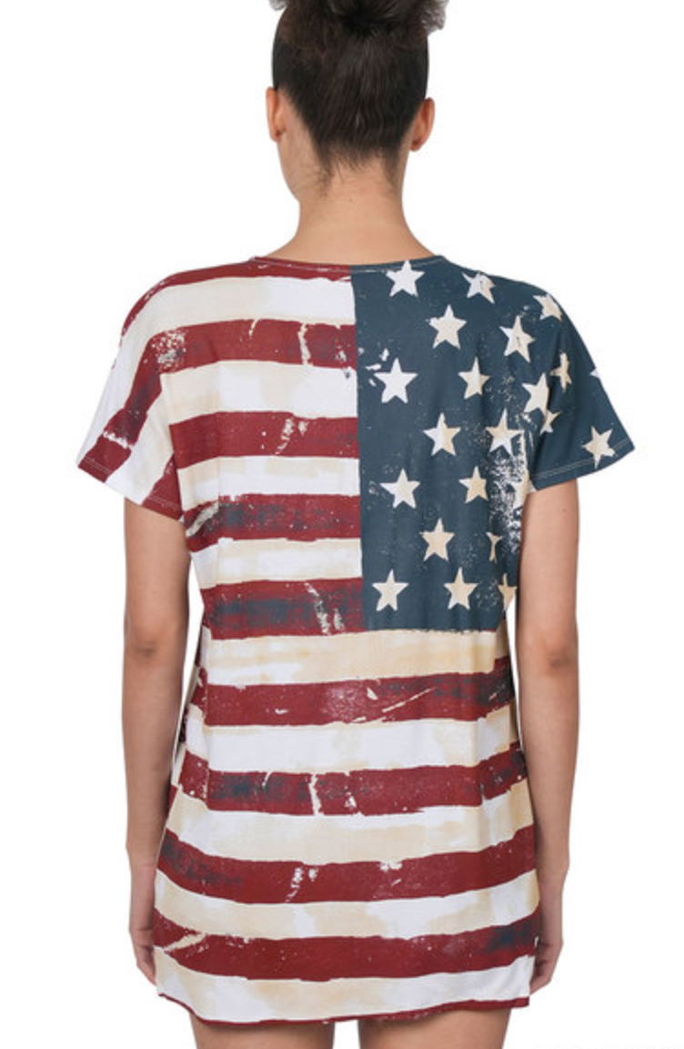 I Love America Flag Shirt