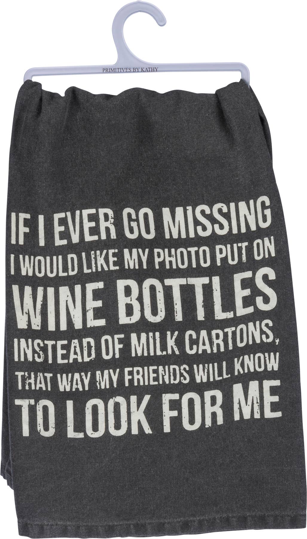 Wine Bottles Instead Milk Cartons Kitchen Towel