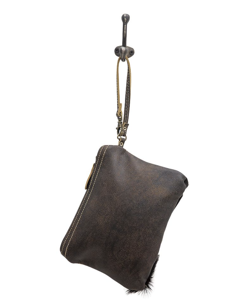Bizmo Wristlet Cowhide Bag