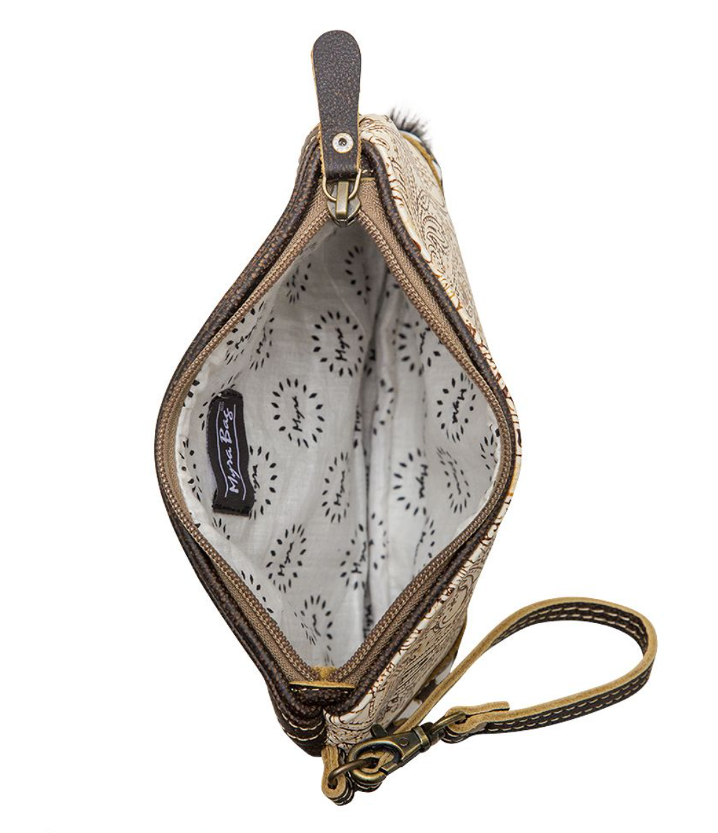 Bizmo Wristlet Cowhide Bag