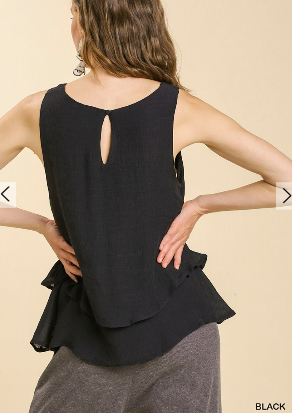 Sleeveless Layered Top