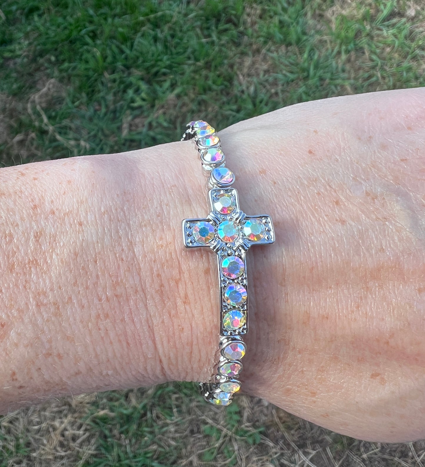Essential Cross Bling Bracelet