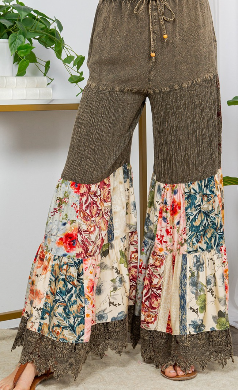 Bohemian Bell Bottom Pants