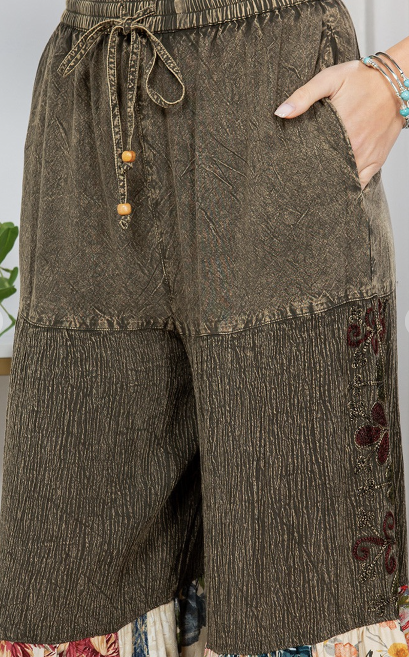 Bohemian Bell Bottom Pants