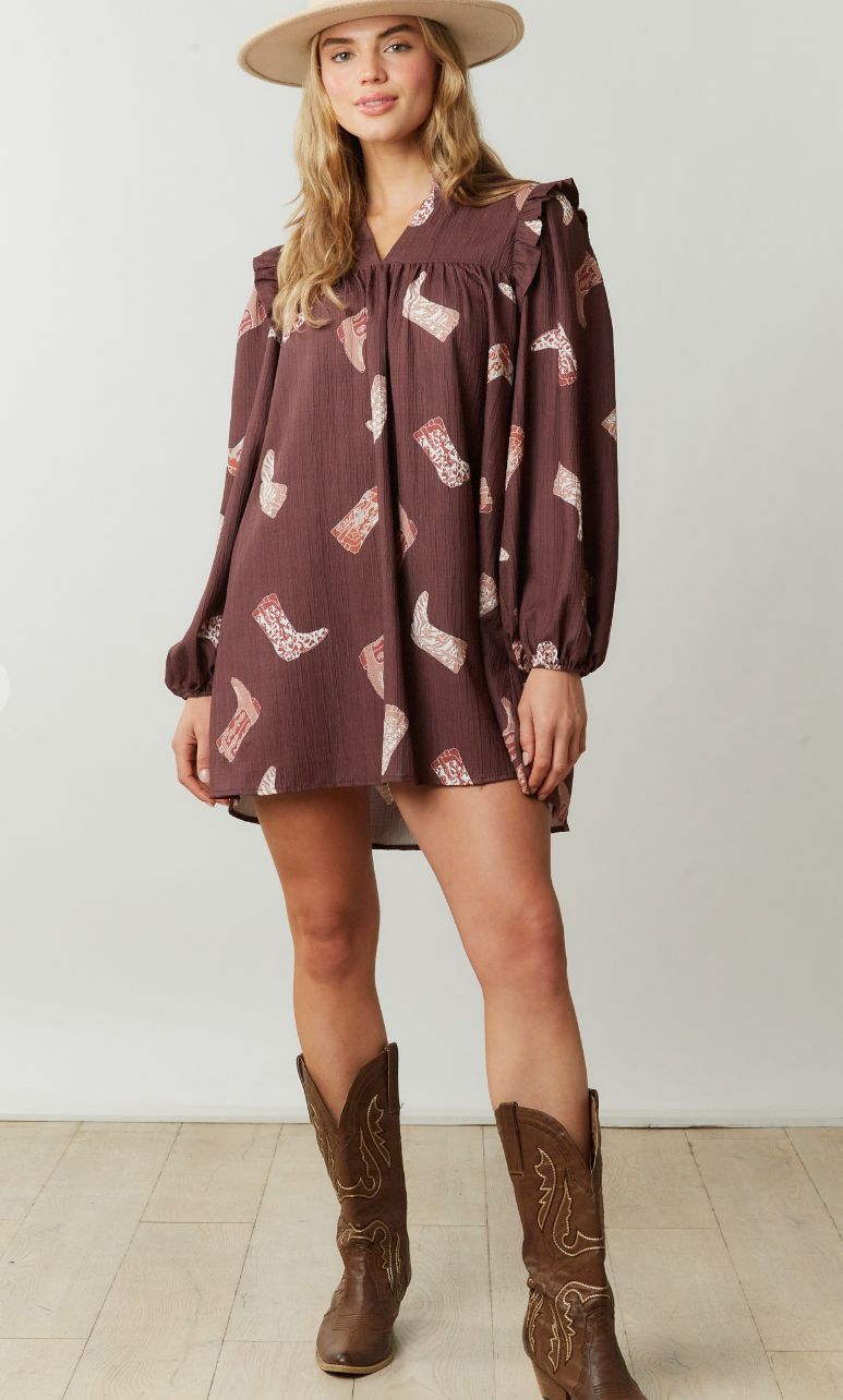 Kick The Dust Up Dress