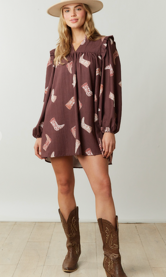 Kick The Dust Up Dress