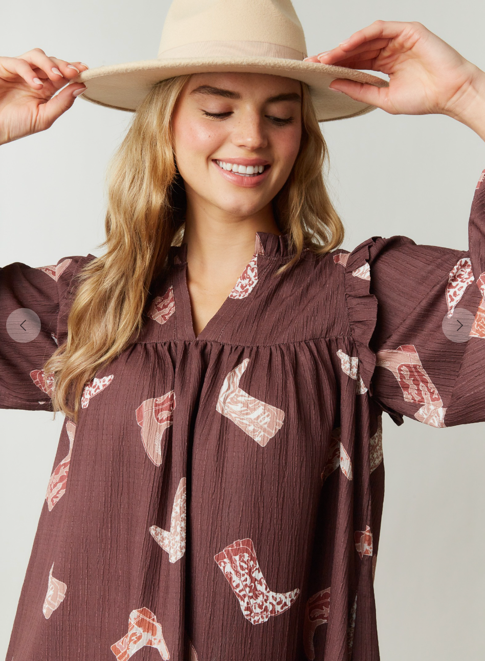 Kick The Dust Up Dress