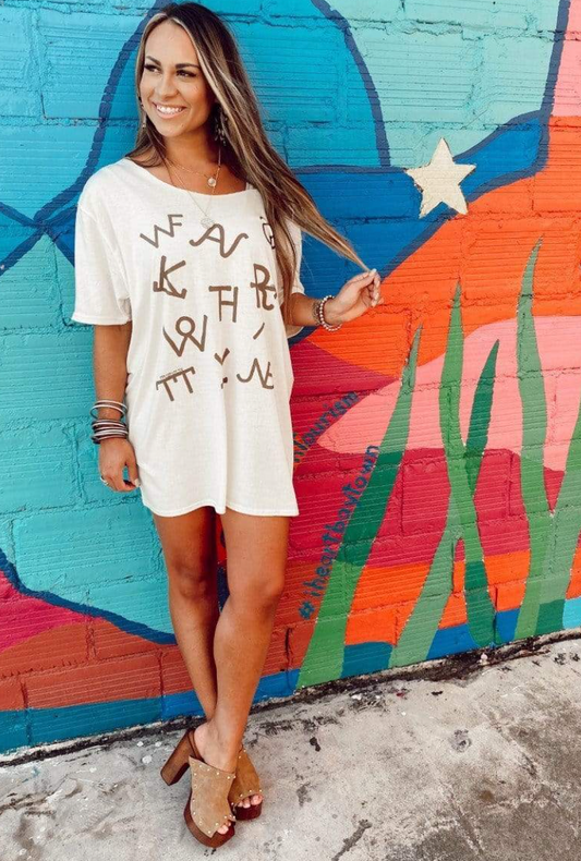 Branded T-shirt Dress