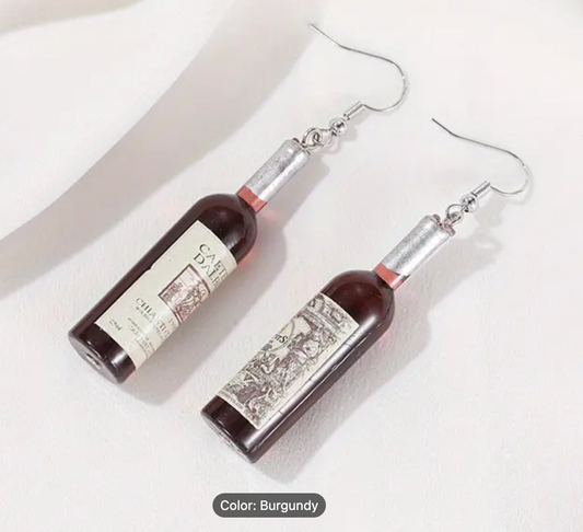 Wine Bottle Earrings