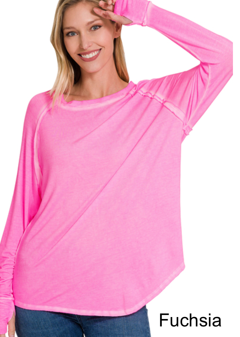 Callie Vintage Long Sleeve Top