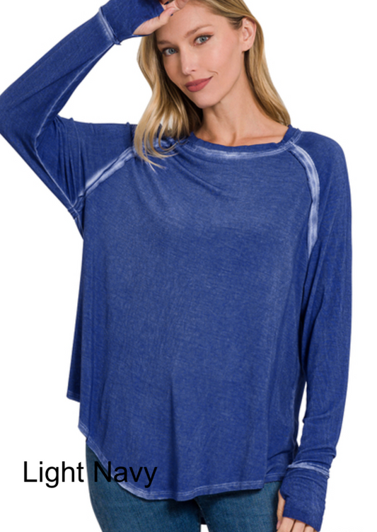 Callie Vintage Long Sleeve Top