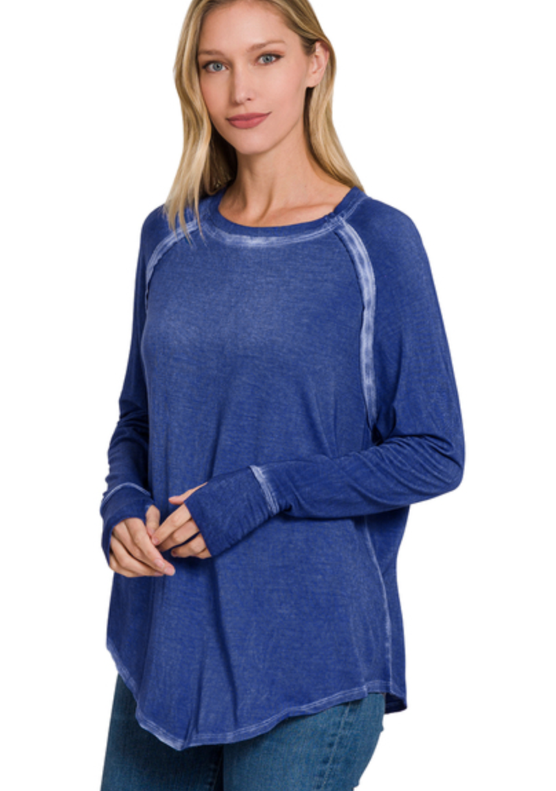 Callie Vintage Long Sleeve Top