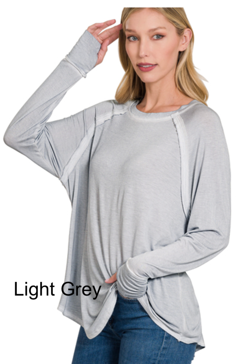 Callie Vintage Long Sleeve Top