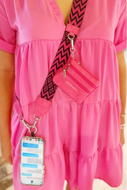 Clip & Go Phone Strap with Pouch