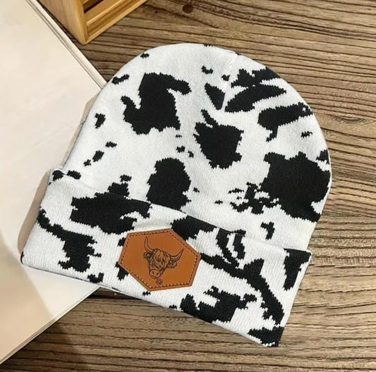 Cow Beanie Cap