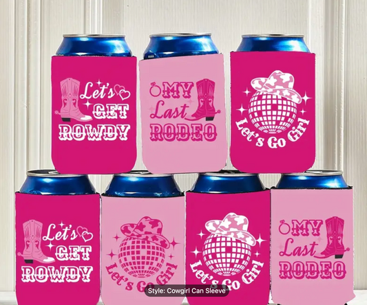 Cowgirl Can Koozie