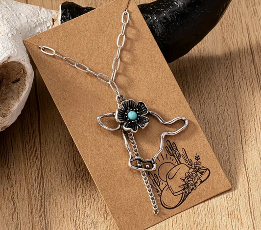 Cow Flower Necklace