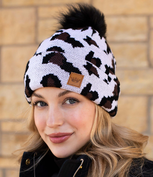 Pom Pom Beanie Cap
