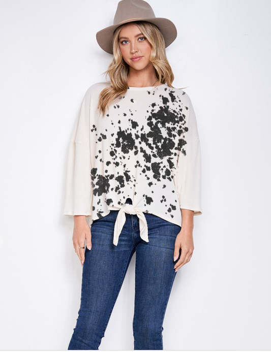 Cow Tie Front Top