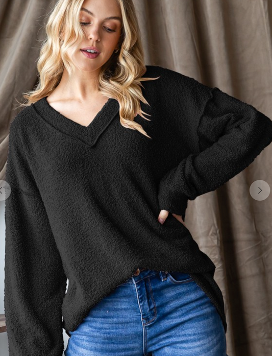 Cozy Puff Sleeve Top