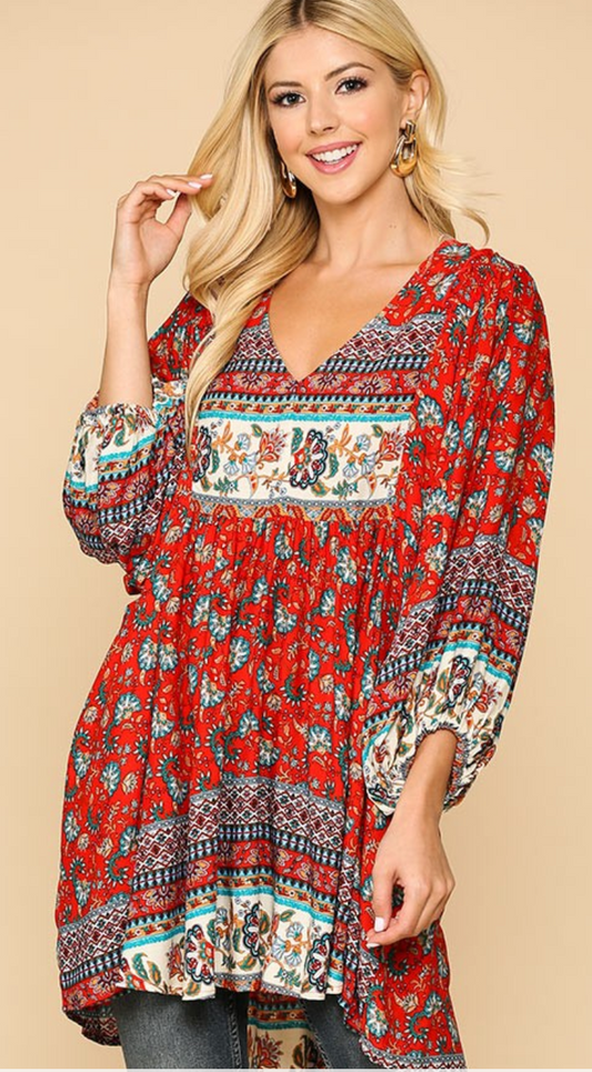 Crimson Love Top