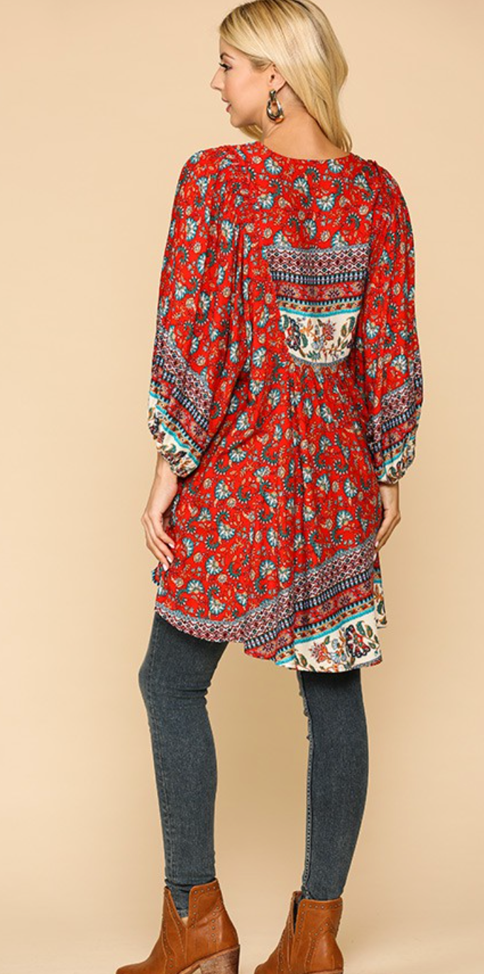 Crimson Love Top