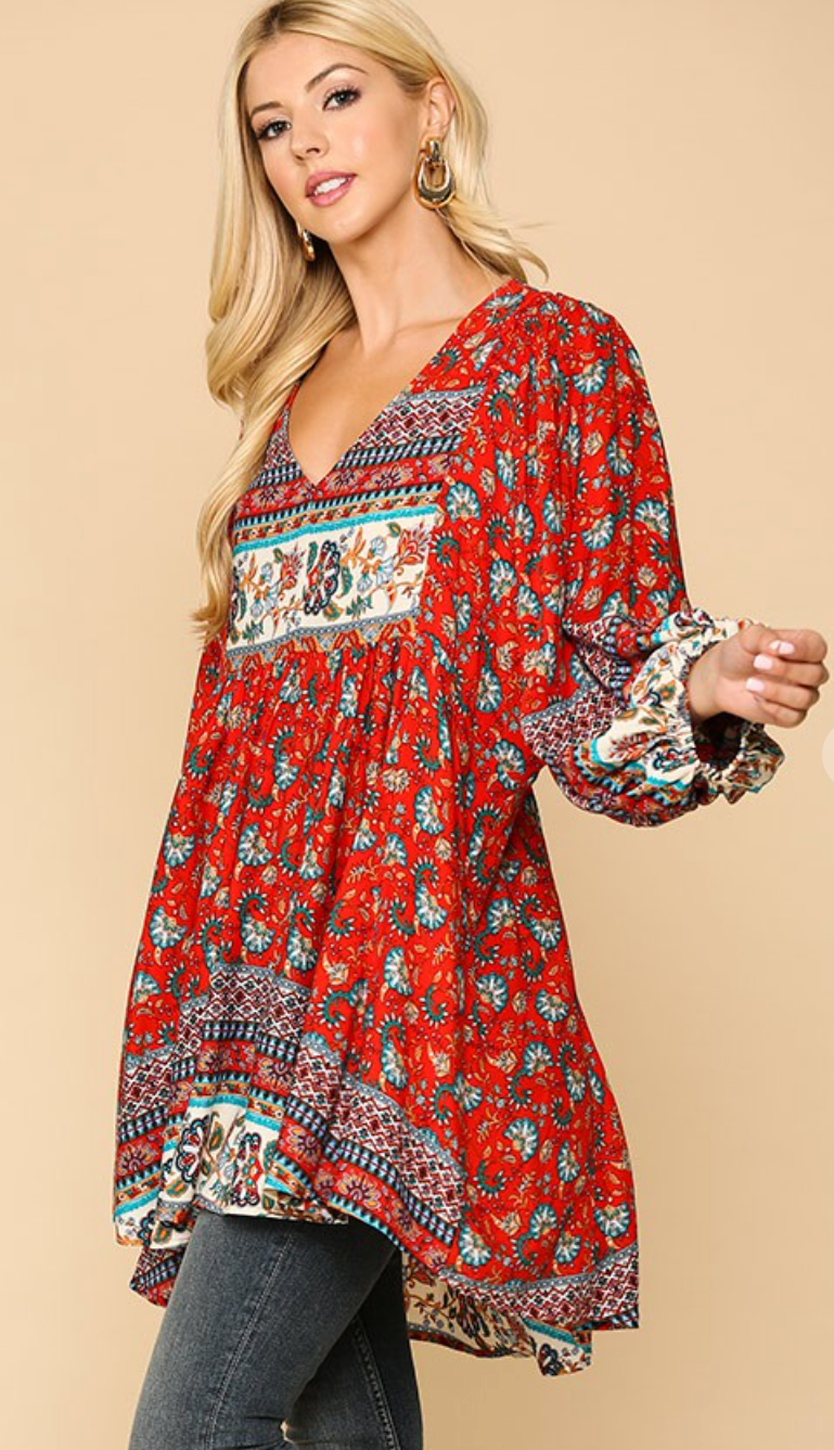 Crimson Love Top