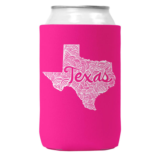 Texas Can Koozie