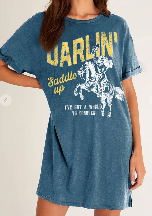 Darlin' Saddle Up TShirt Dress