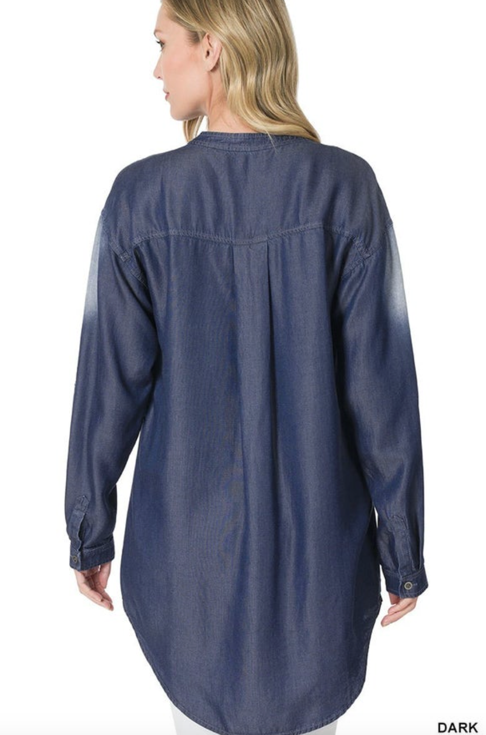 Denim Longline Shirt