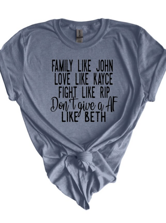 Dutton Family Tee