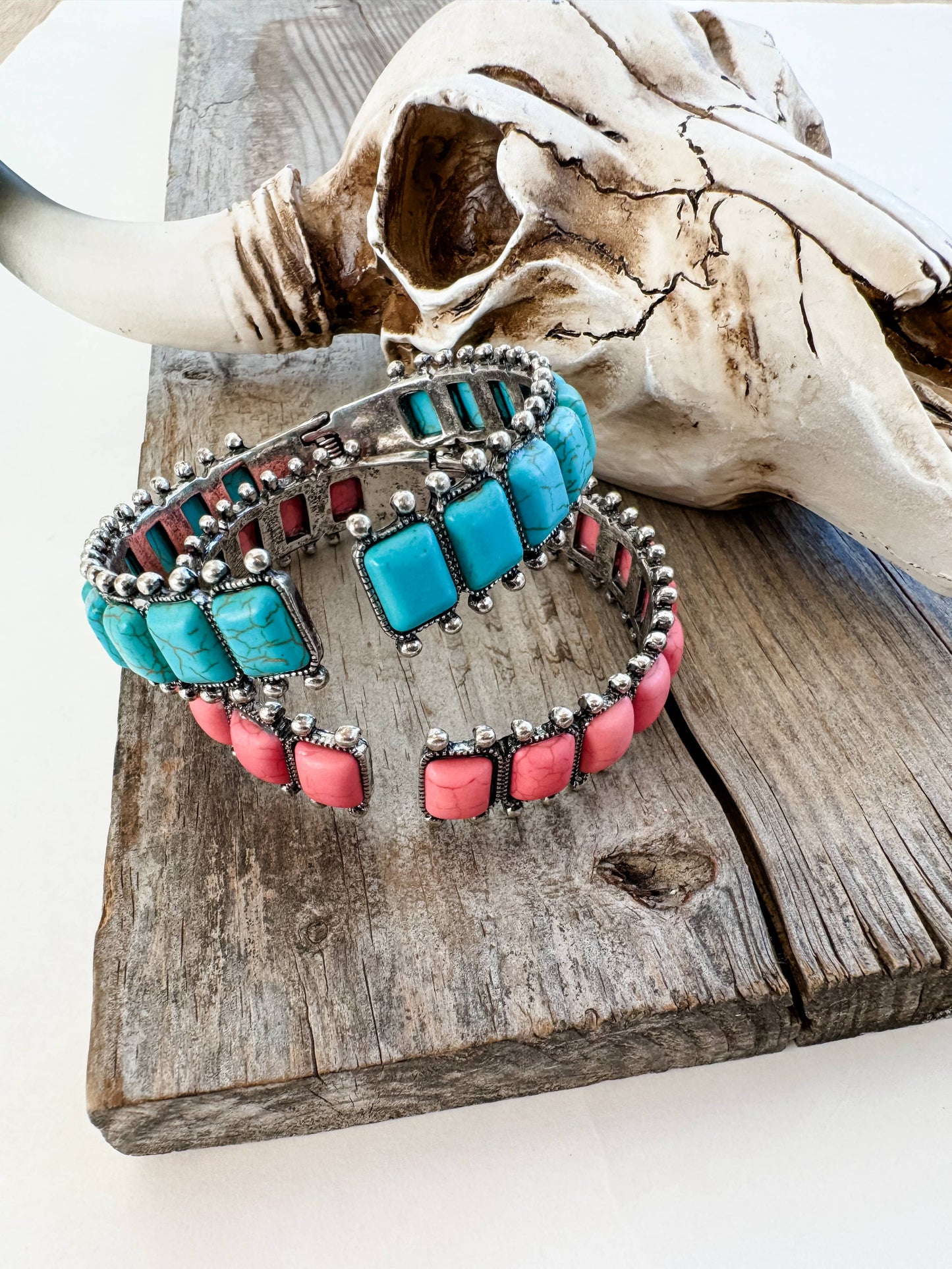 Rectangle Hinge Bangle Bracelet