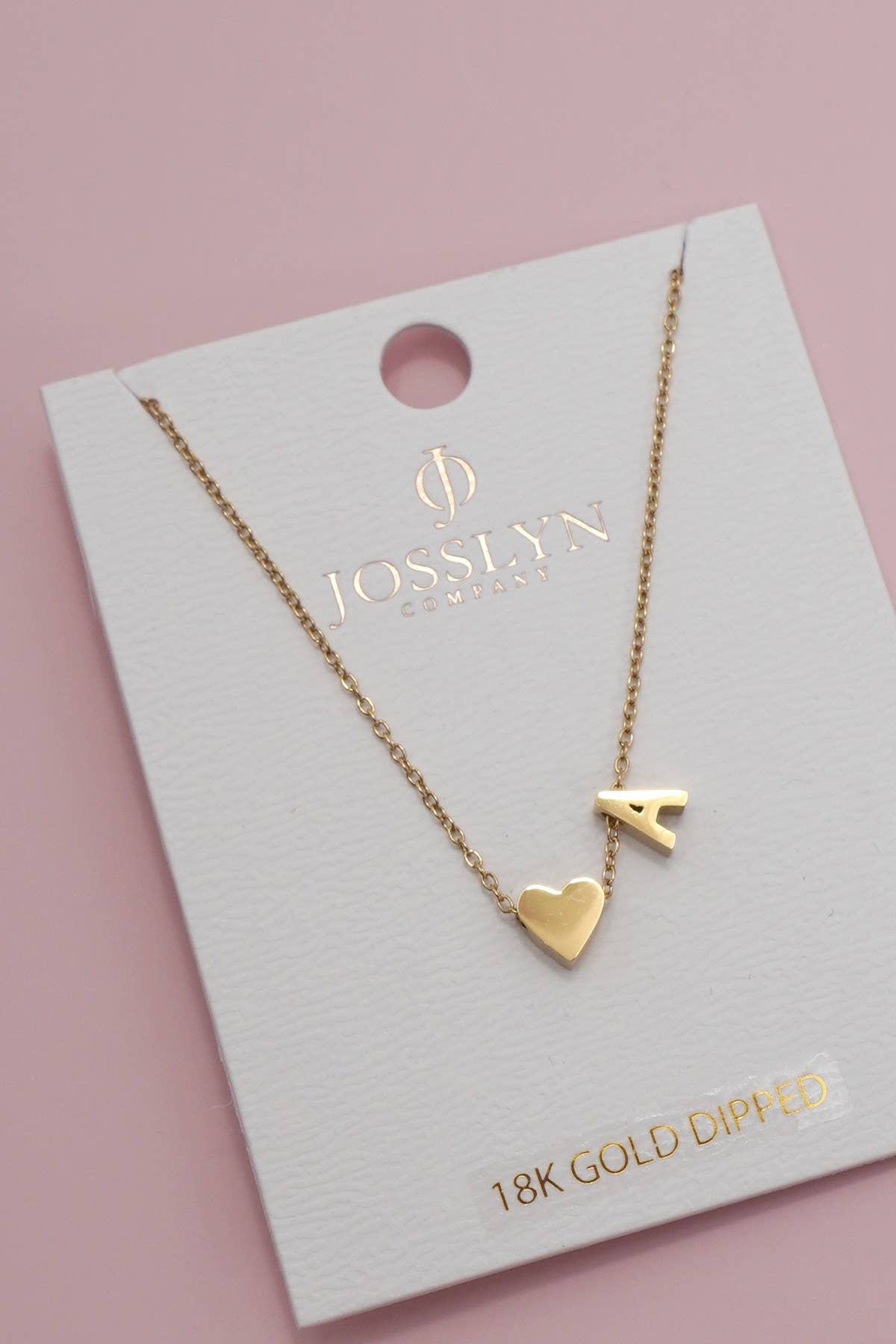 Initial Heart Necklace