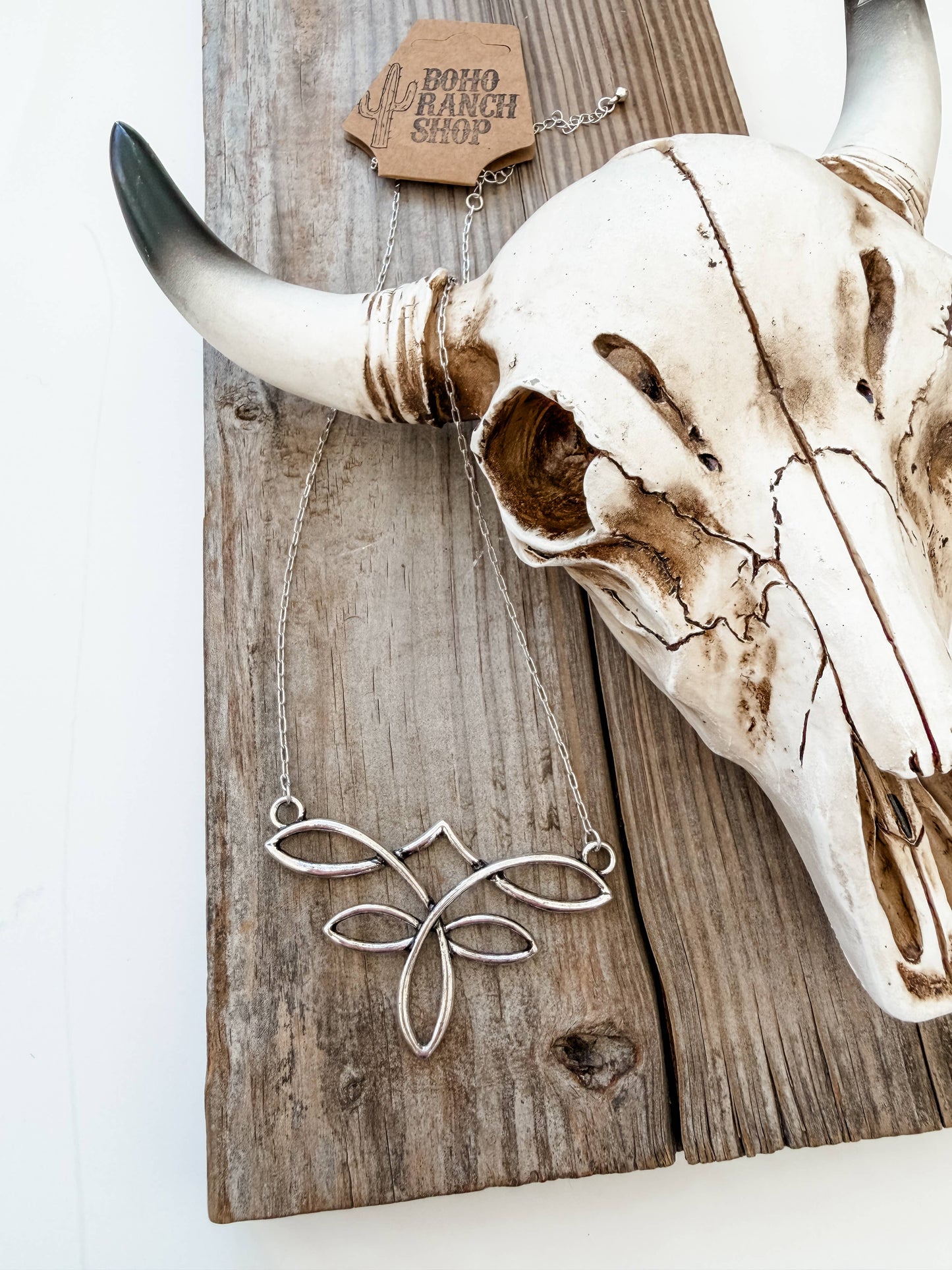 Western Boot Stitch Necklace