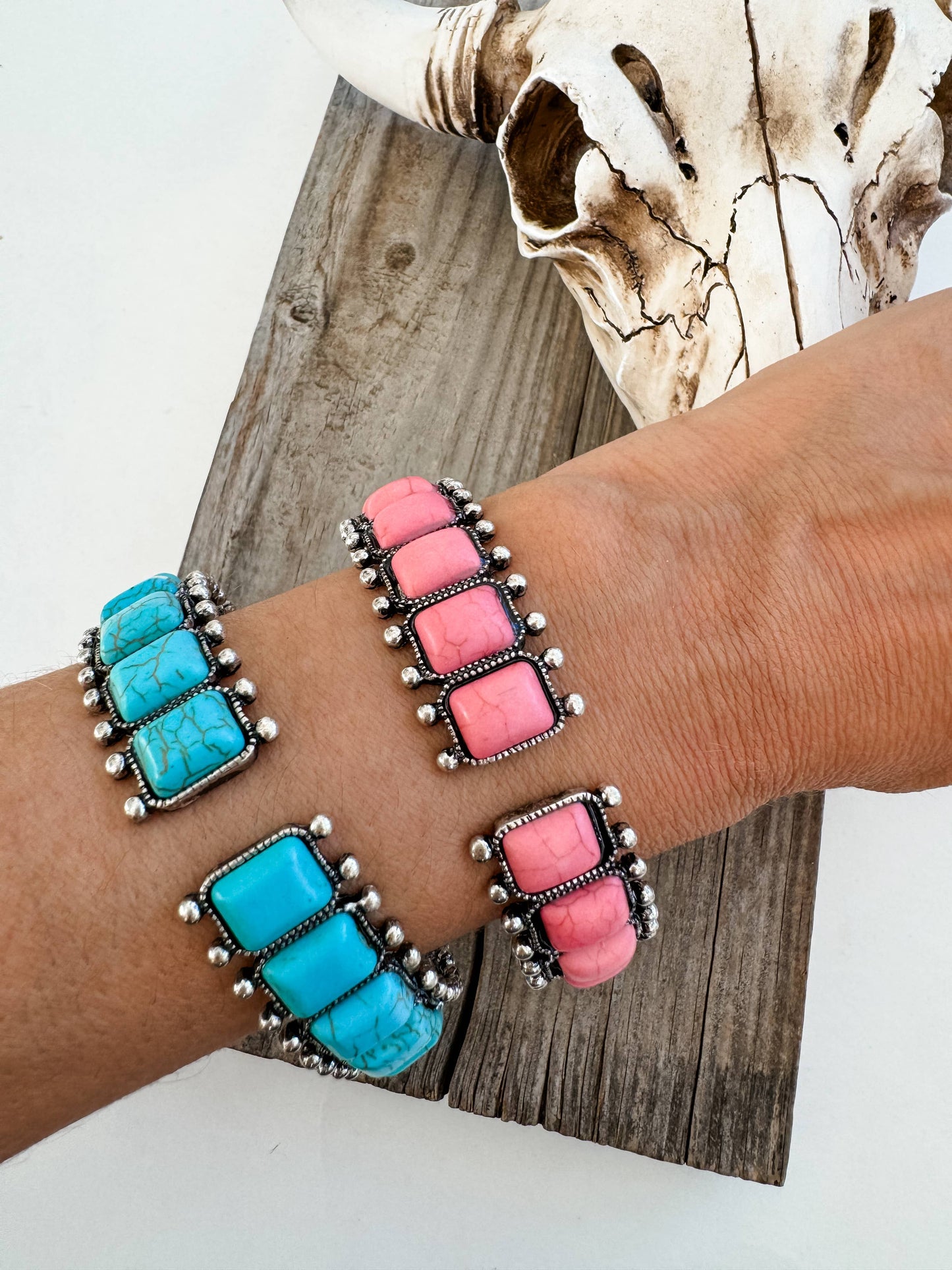 Rectangle Hinge Bangle Bracelet