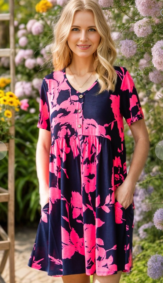 Floral Babydoll Dress
