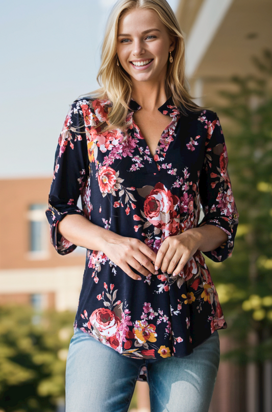 Romantic Floral Top