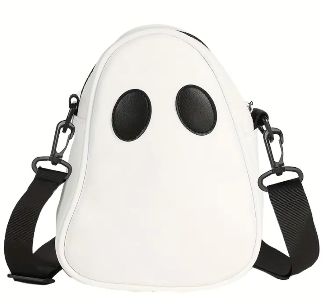 White Ghost Crossbody Purse